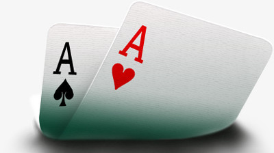两张Ace扑克牌赌博