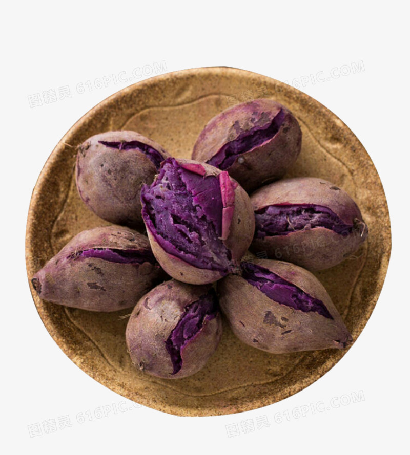 一颗颗紫薯