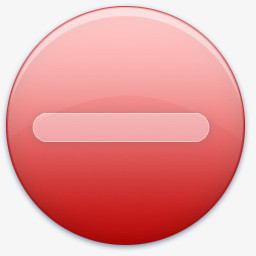圆形常用按钮图标禁止