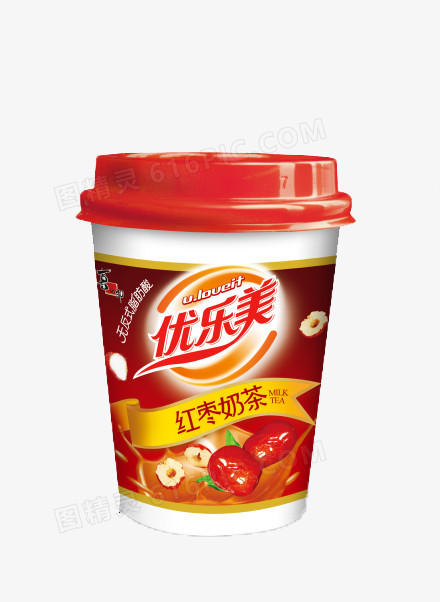 红枣优乐美奶茶