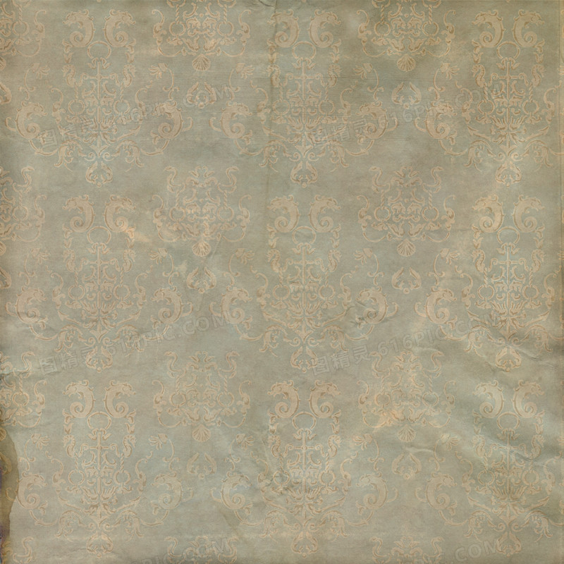 复古欧式花纹纸张背景