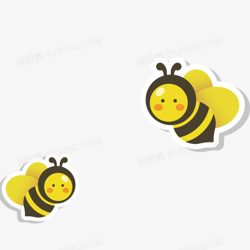 2只勤劳的小蜜蜂