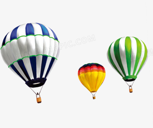 彩色条纹漂浮氢气球装饰