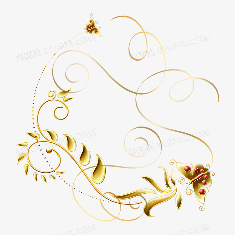 金色花纹