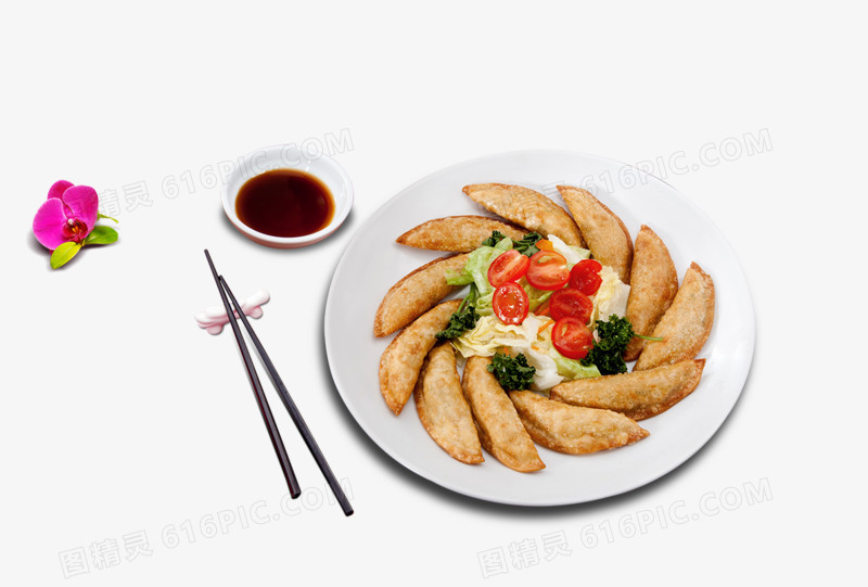 煎饺子