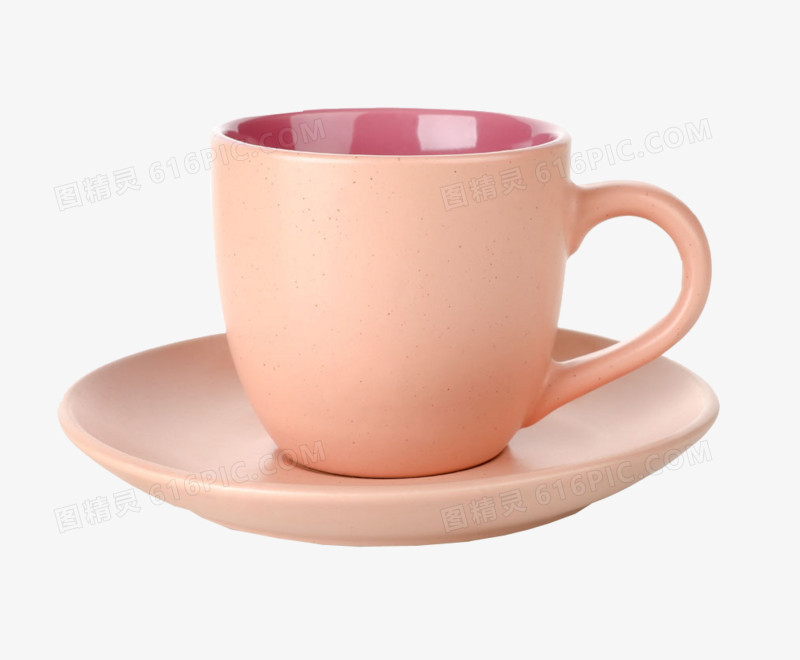 粉色马克杯