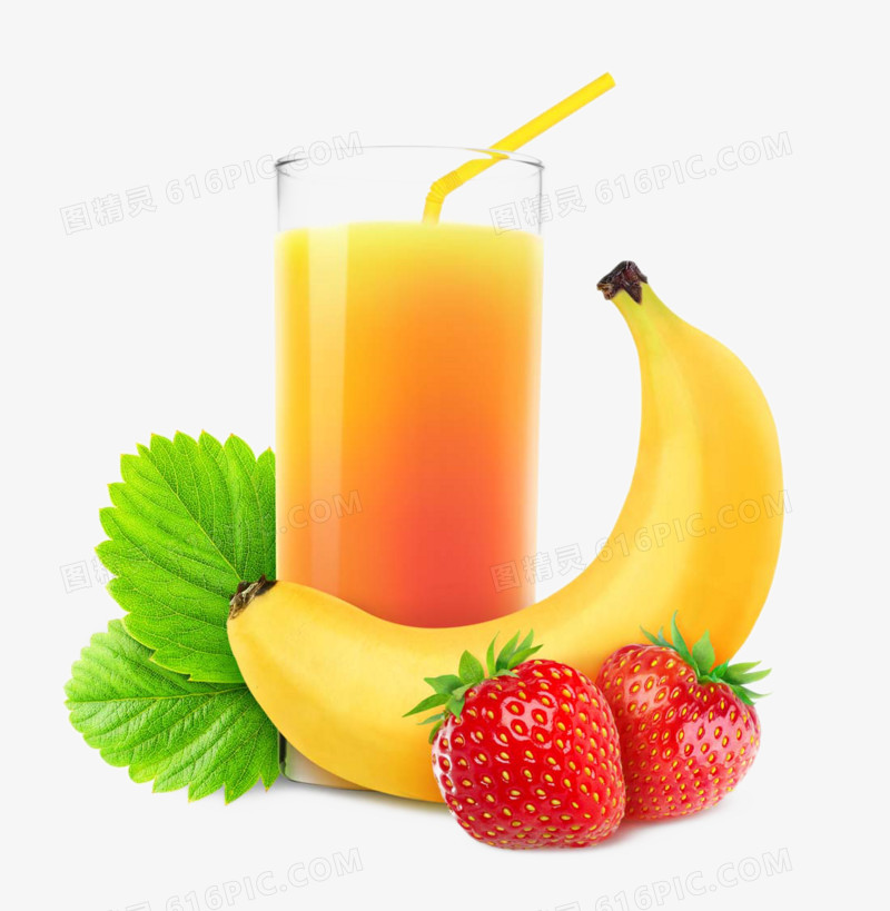 美味的水果果汁饮料