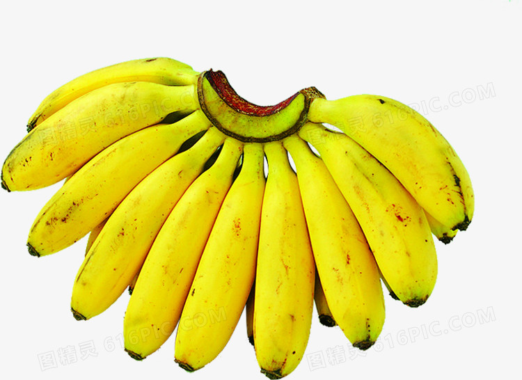 黄色成熟香蕉水果