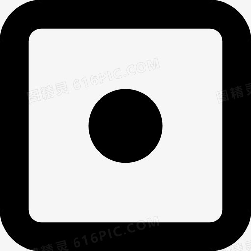 骰子广场点或按钮的圈子里面图标