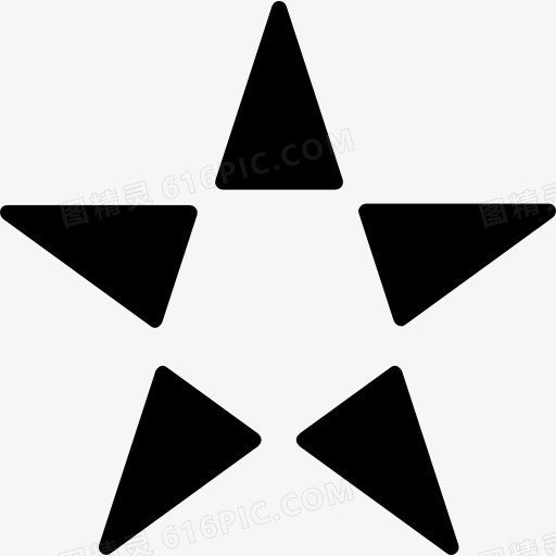 星用三角形图标