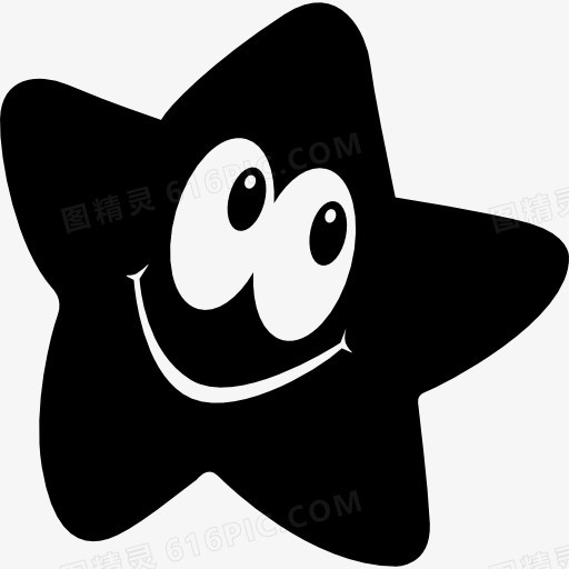 kaixin101标识一个微笑之星图标
