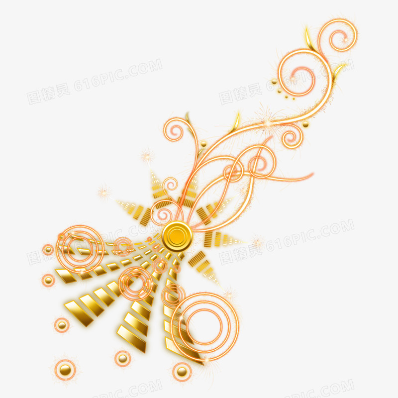 金色花纹