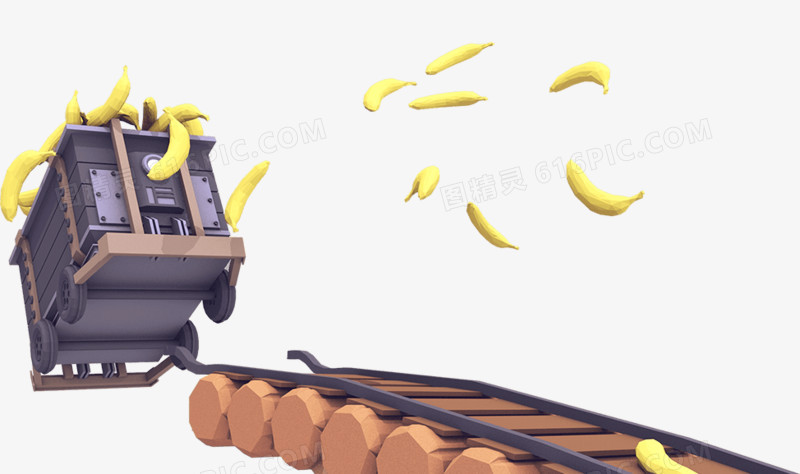 装香蕉的火车车厢