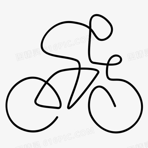 自行车城市骑脚踏车兜风山地自行车运动一行