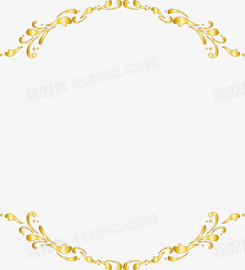 金色花底纹装饰