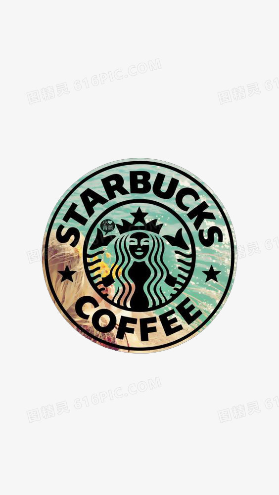 星巴克咖啡徽章