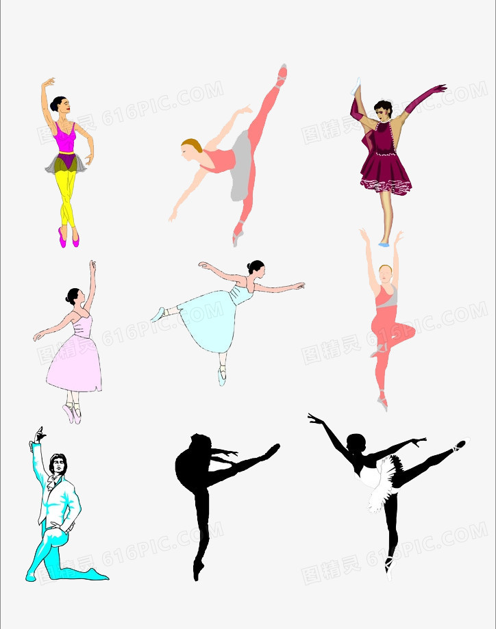 9款跳芭蕾舞的女孩