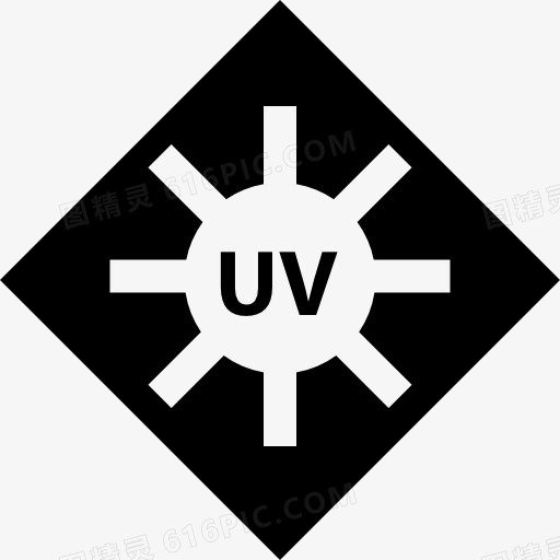 UV Ray警告图标