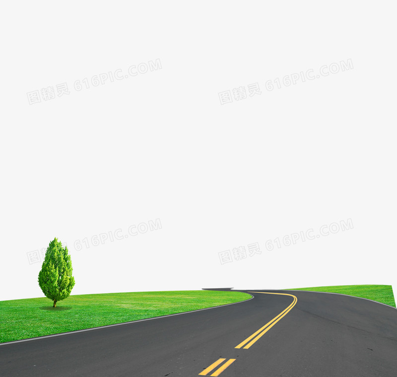 环保公路绿色素材