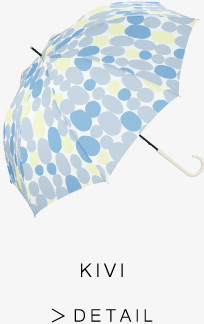 椭圆形装饰圆点雨伞