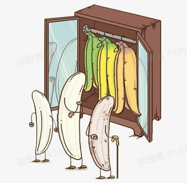 创意香蕉穿衣