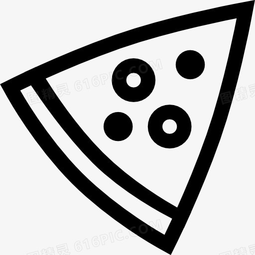 比萨三角图标