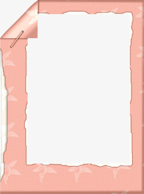 粉红边框相框