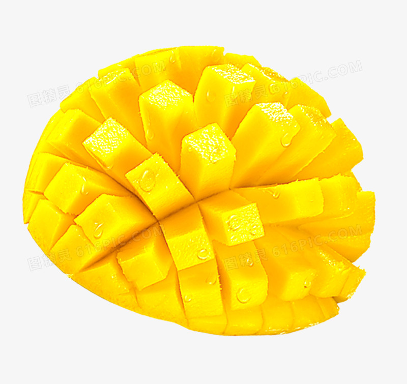 菠萝芒果水果切片