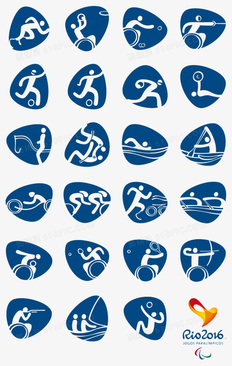 里约奥运会项目标志
