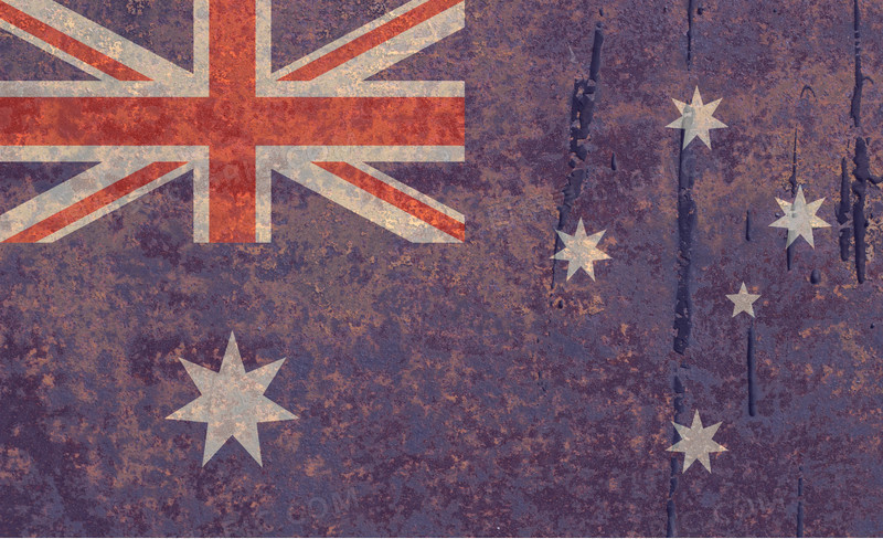 复古澳大利亚国旗