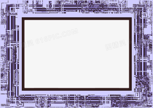 紫色方形边框