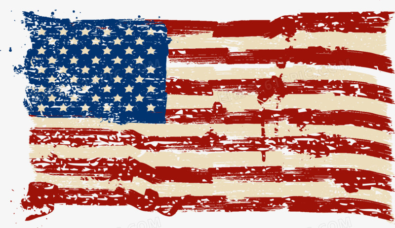 复古元素美国国旗