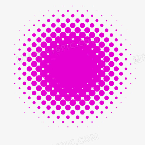 紫色圆点效果