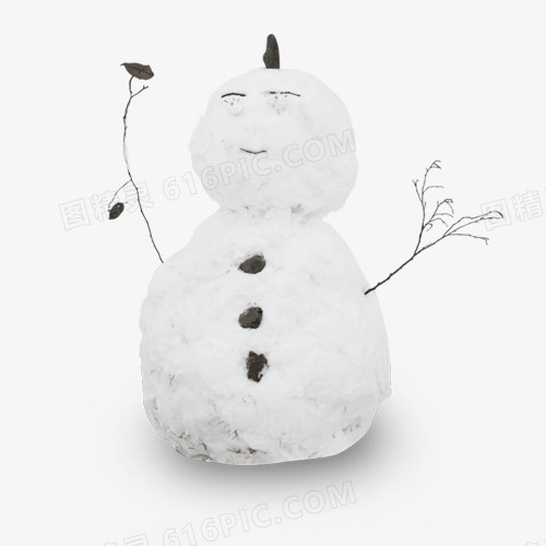 树枝雪人