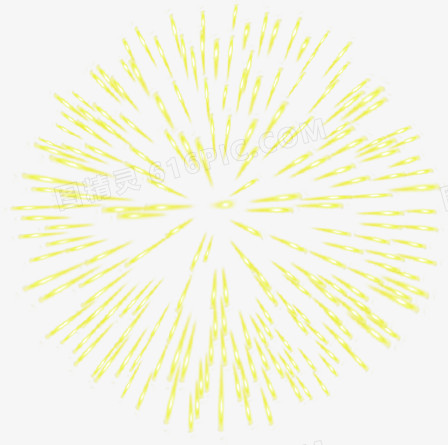 黄色超级亮眼发散性圆点