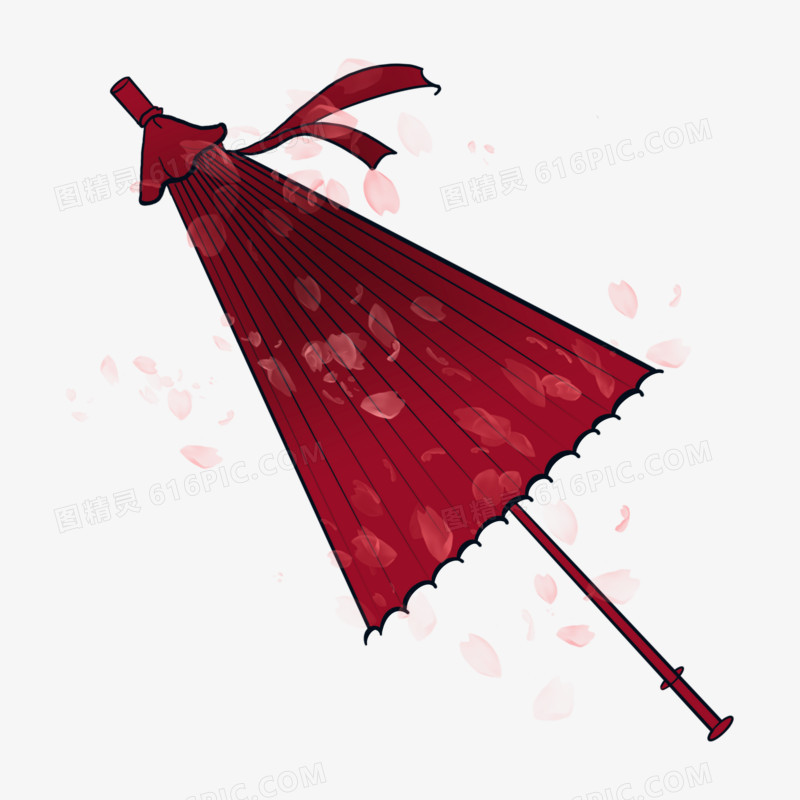 红色油纸伞绘本电子版图片