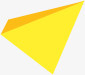 黄色三角形几何图形