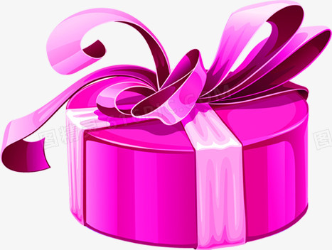 粉色礼品盒图片素材