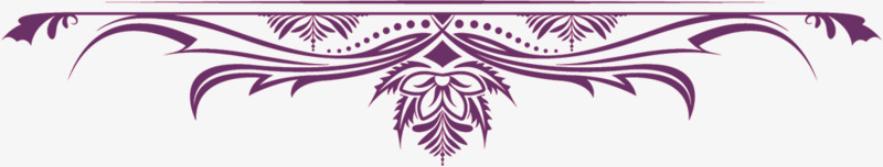 紫色花纹婚礼主题