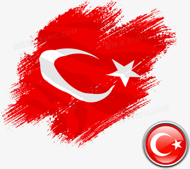 矢量土耳其国旗