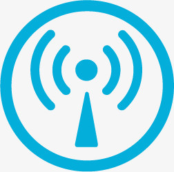 无线网络路由器metrostation-Blue-icons