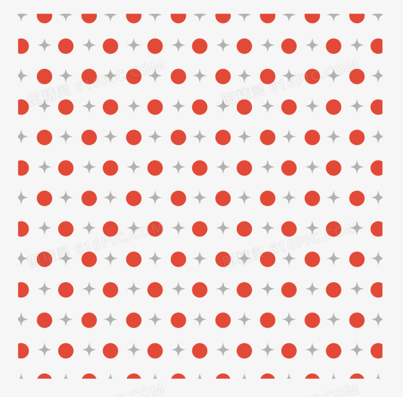 红色圆点底纹矢量