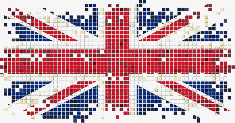 英国国旗像素点图片
