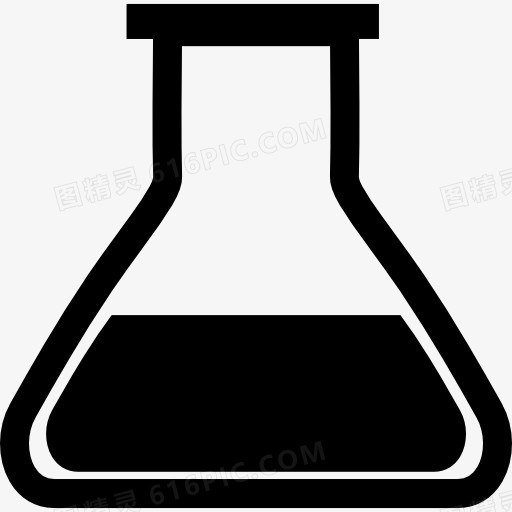 化学课瓶液体实验图标