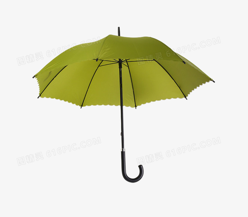 绿色雨伞现代雨伞