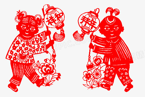 剪纸拜年