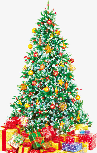 狂欢圣诞树装饰元素
