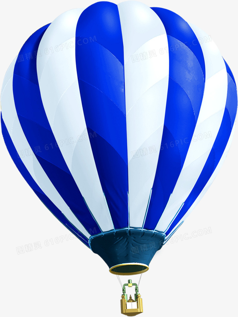 蓝色气球简笔画图片