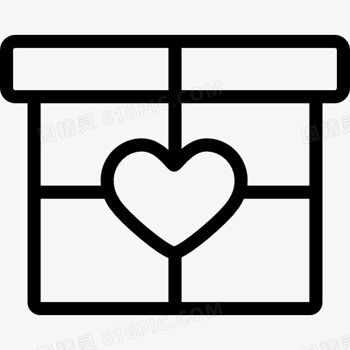 情人节礼盒图标