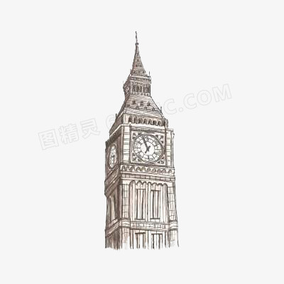 伦敦大本钟的画法图片